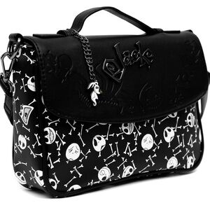 LIKE NEW! Jack Skellington Handbag with Sparkly Fob
